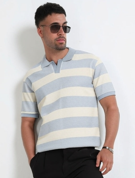 Stitchung Sky blue Polo t-shirt