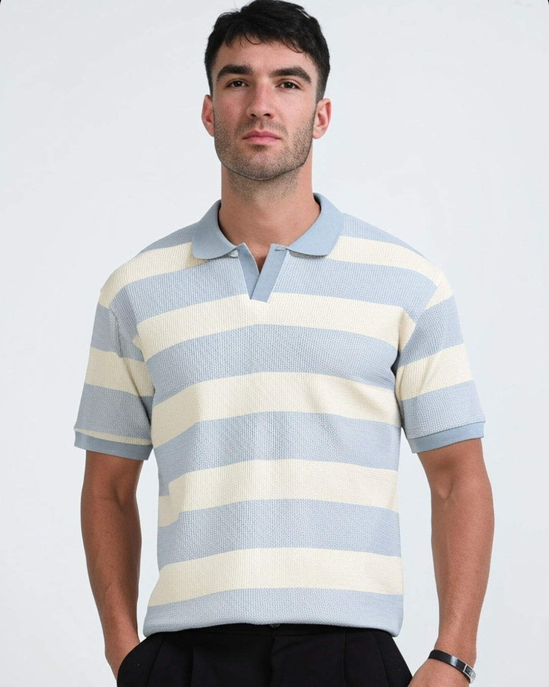 Stitchung Sky blue Polo t-shirt