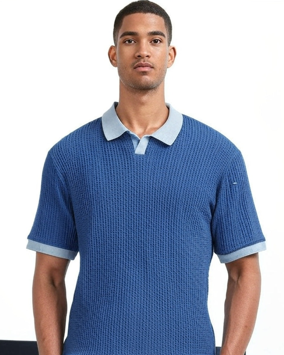 Stitchung navy blue Polo t-shirt